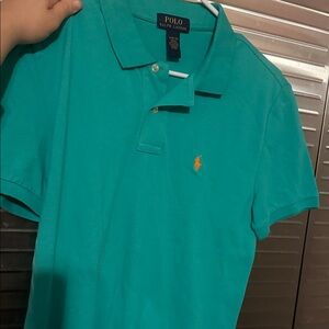 Polo by Ralph Lauren Men's Teal Polo Shirt